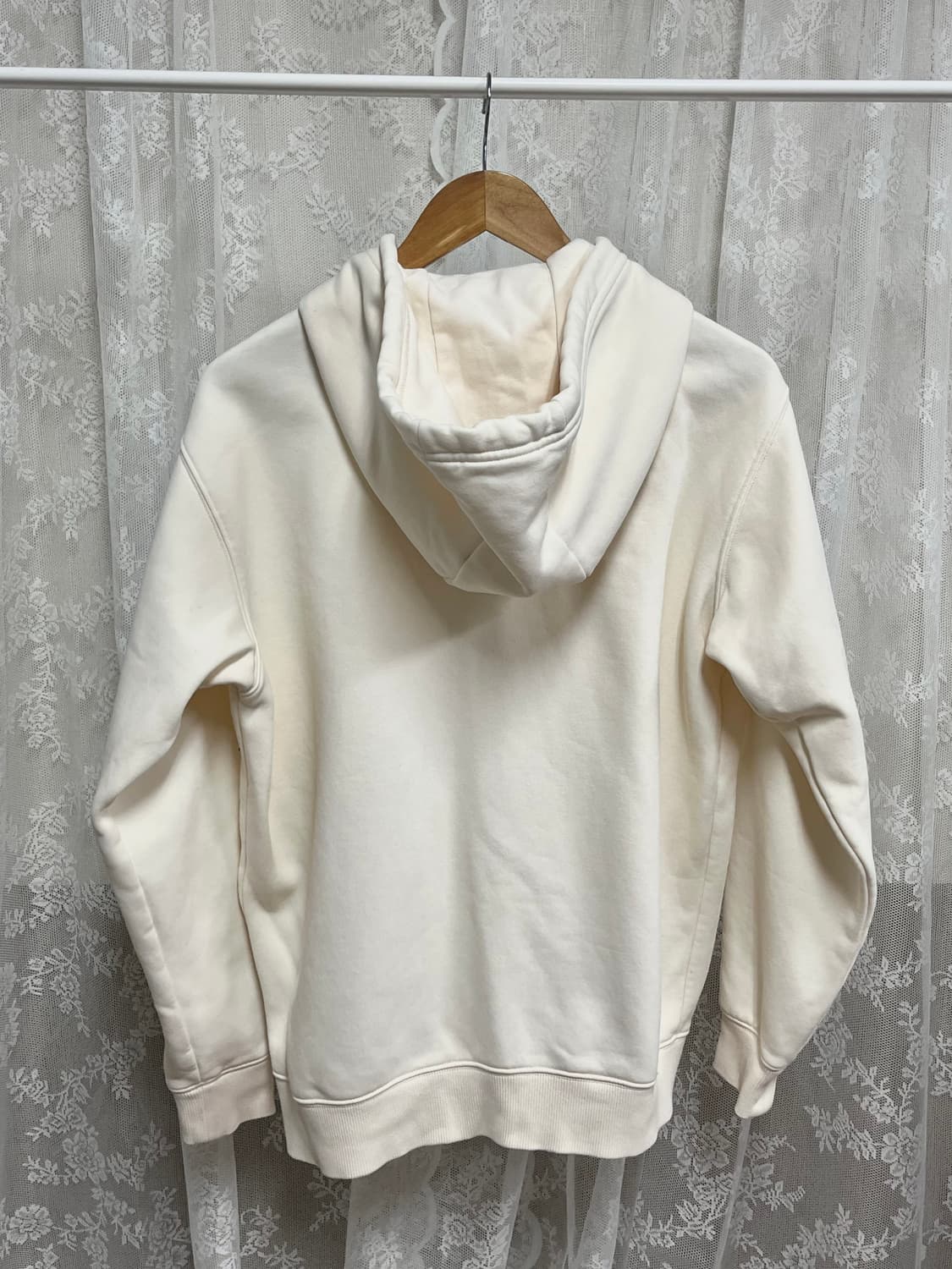 95) 뉴발란스 기모 후드집업 아이보리 상품이미지2