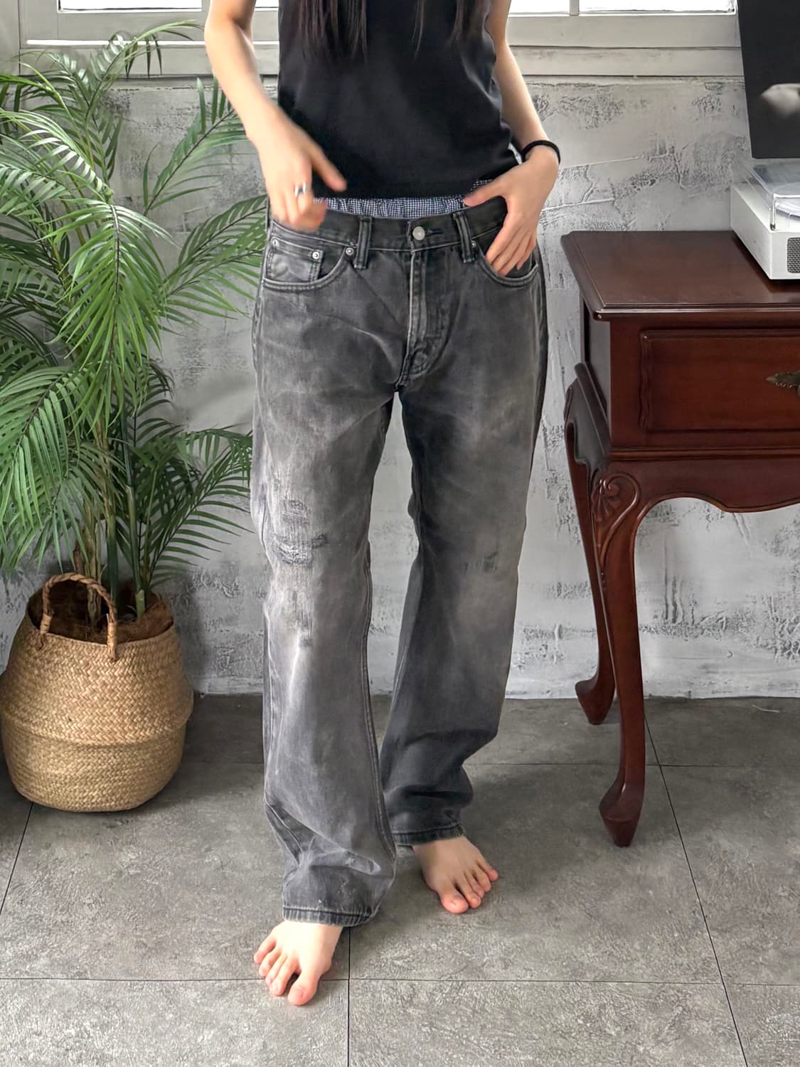 리바이스 505 블랙 상품이미지4