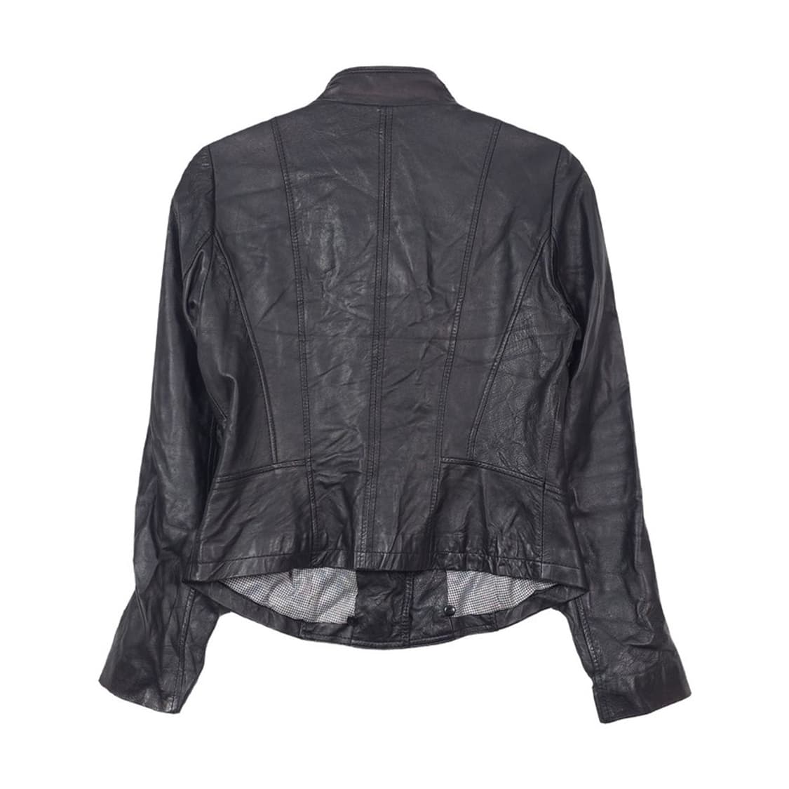 City Gee 천연 양가죽 퀼팅 라이더 자켓 66 상품이미지2