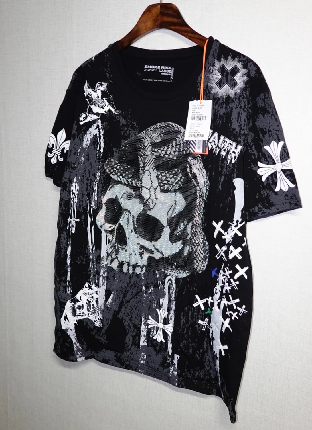 Rhinestone skull t-shirt 상품이미지2