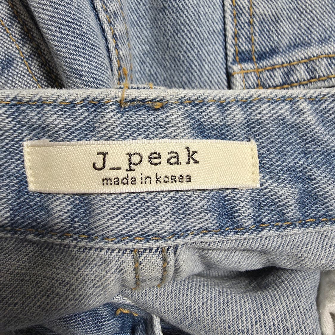 (F)여성 제이피크 와이드 데님 팬츠 연청  상품이미지4