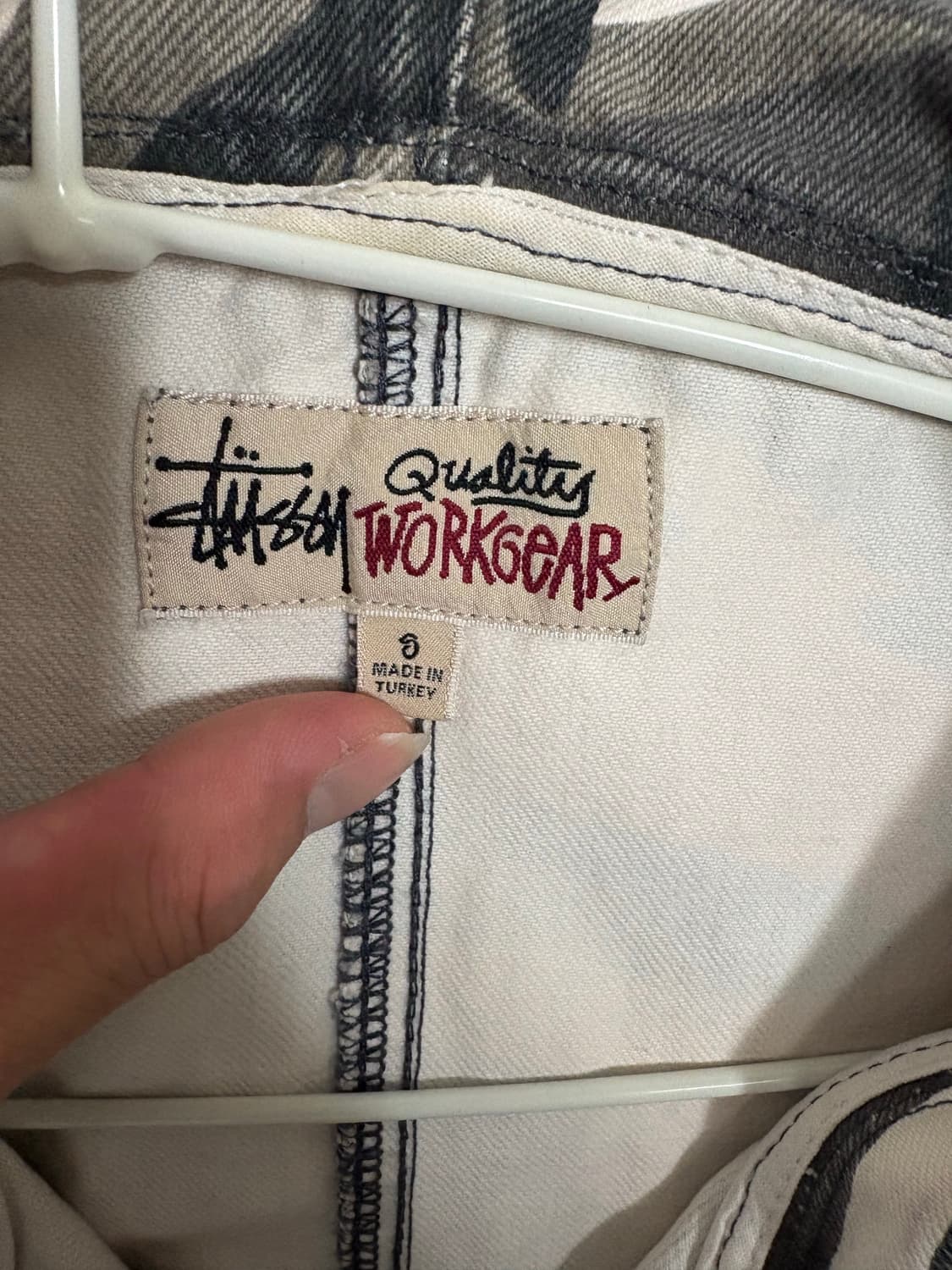 스투시 스프레이 다이 후드 워크 자켓 오렌지 카모 s사이즈 상품이미지3