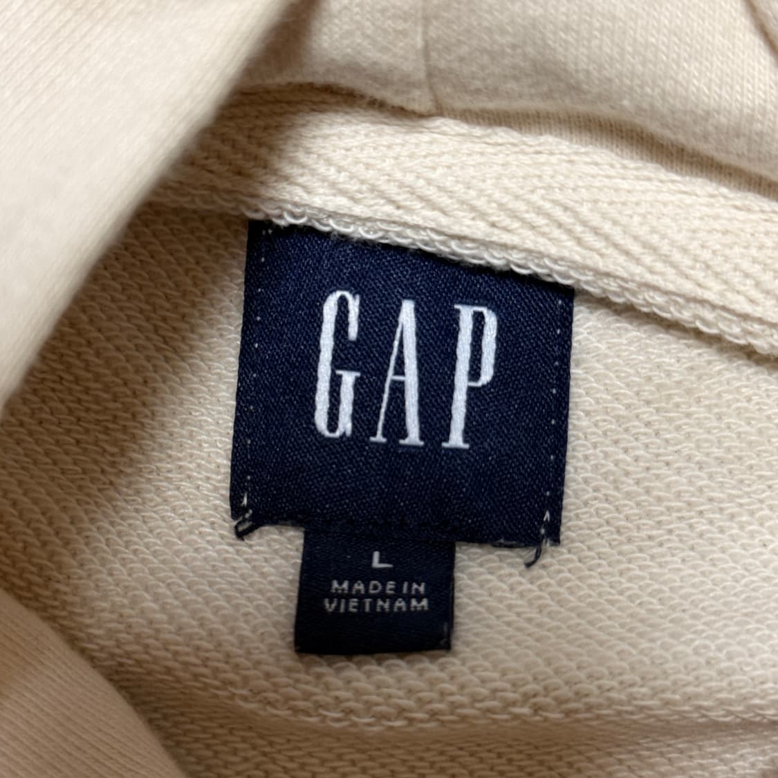 GAP 아이보리 스펠아웃 후드티 XL 상품이미지5