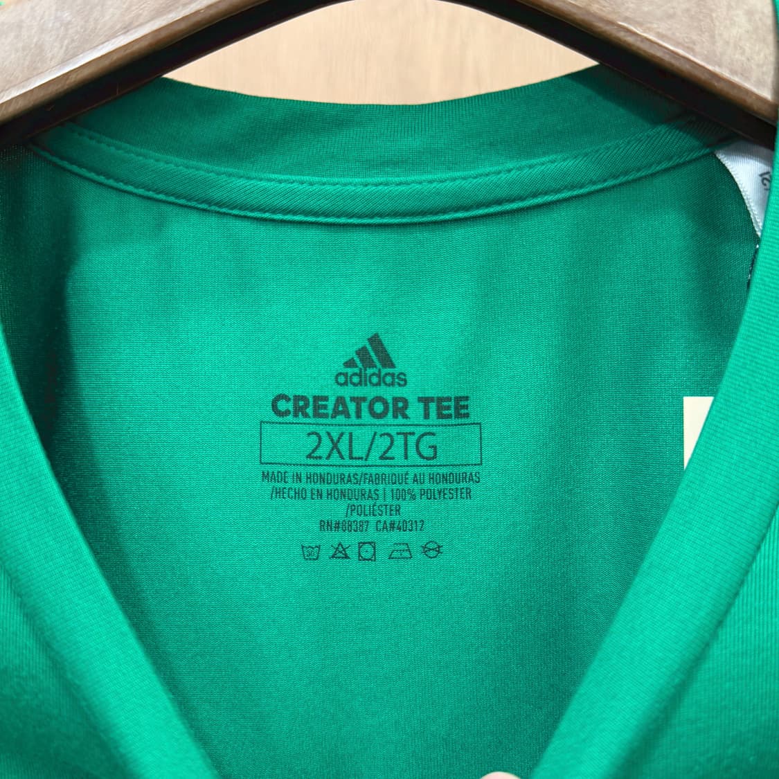 아디다스 반팔 티셔츠 로고 레터링 프린팅 라운드넥 디테일 오버핏 그린 상품이미지6