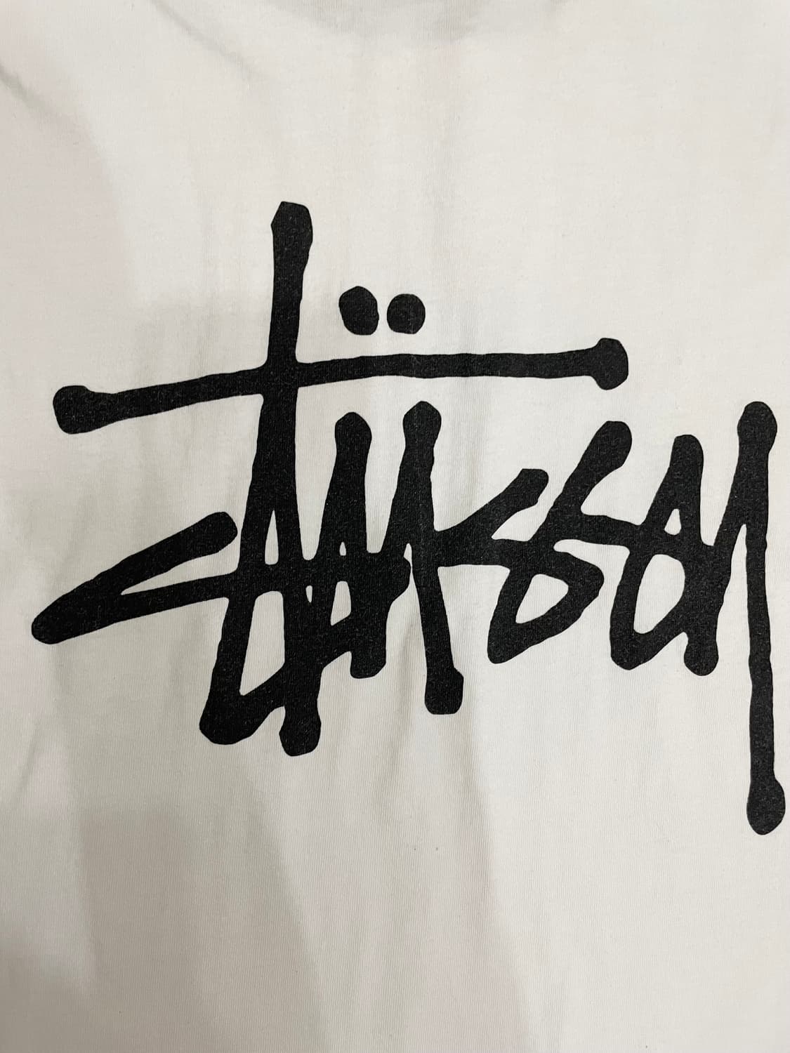 스투시 stussy 베이직 로고 반팔 티셔츠 화이트 상품이미지9