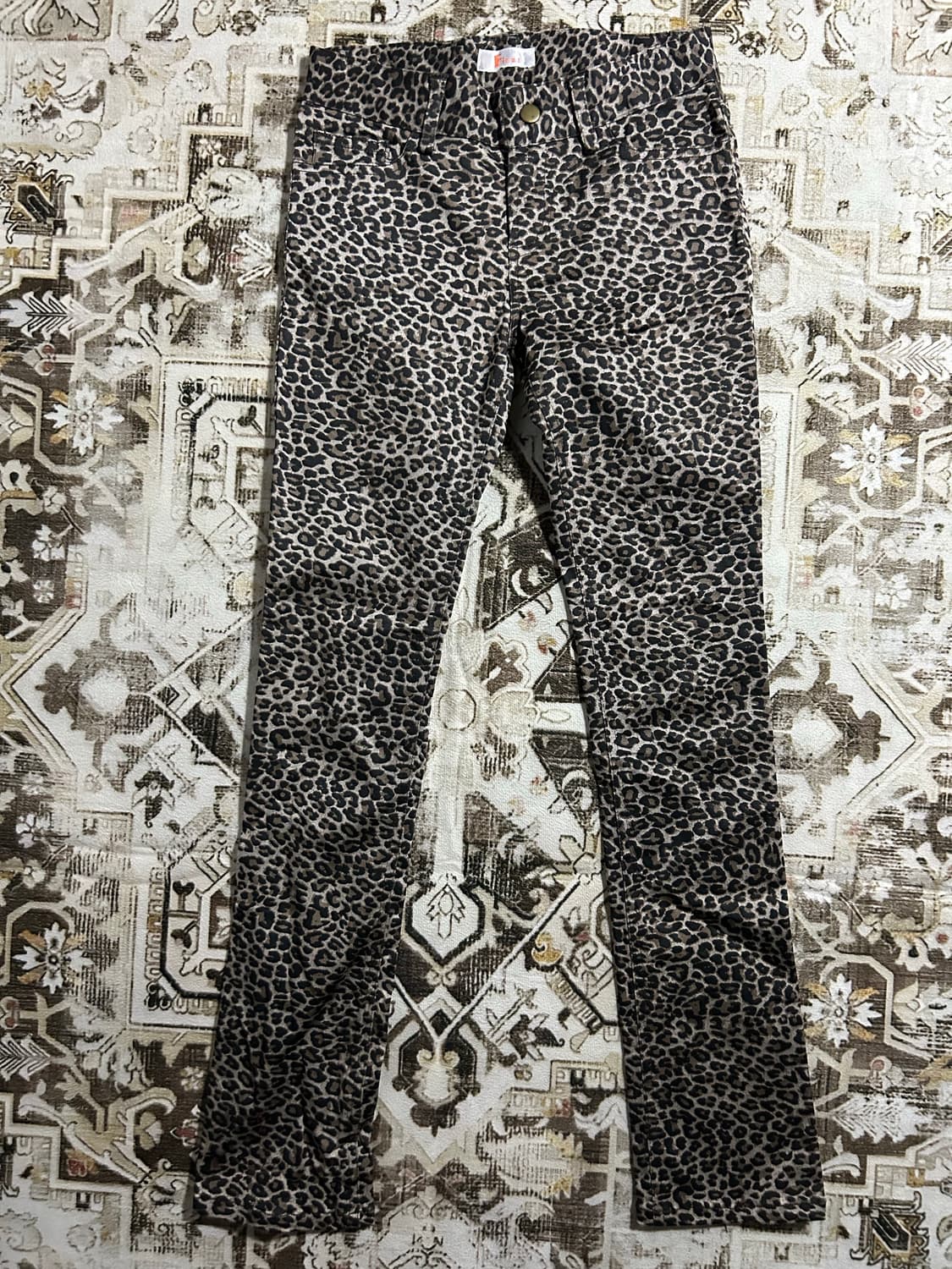 leopard skinny gal pants 상품이미지1