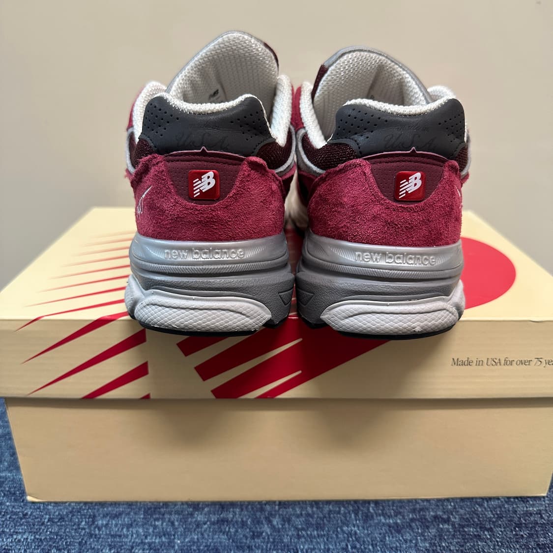 [260] 뉴발란스 990v3 스칼렛 마블헤드 상품이미지7