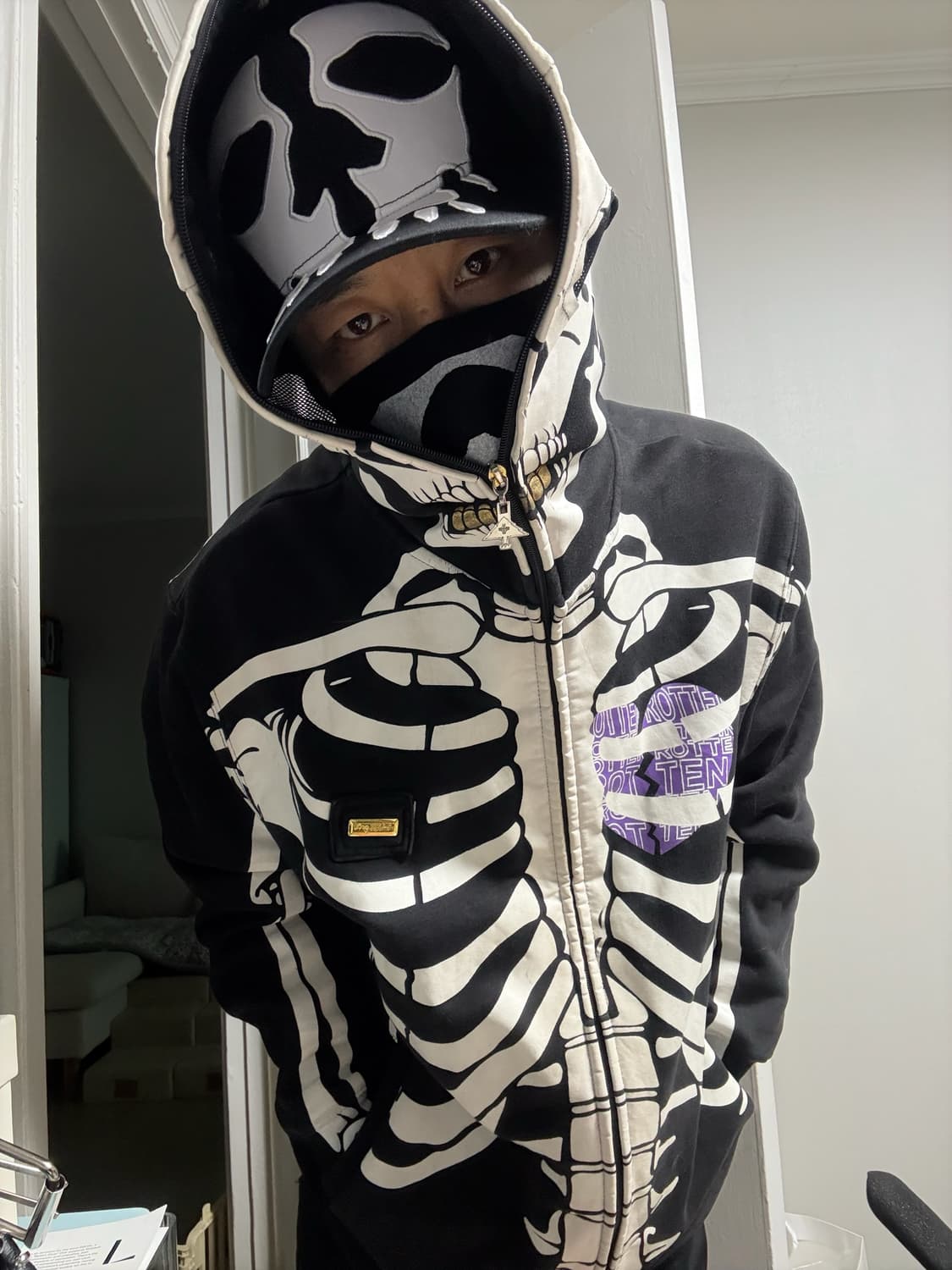 Grimykids의 고스트 스컬 모자 상품이미지1