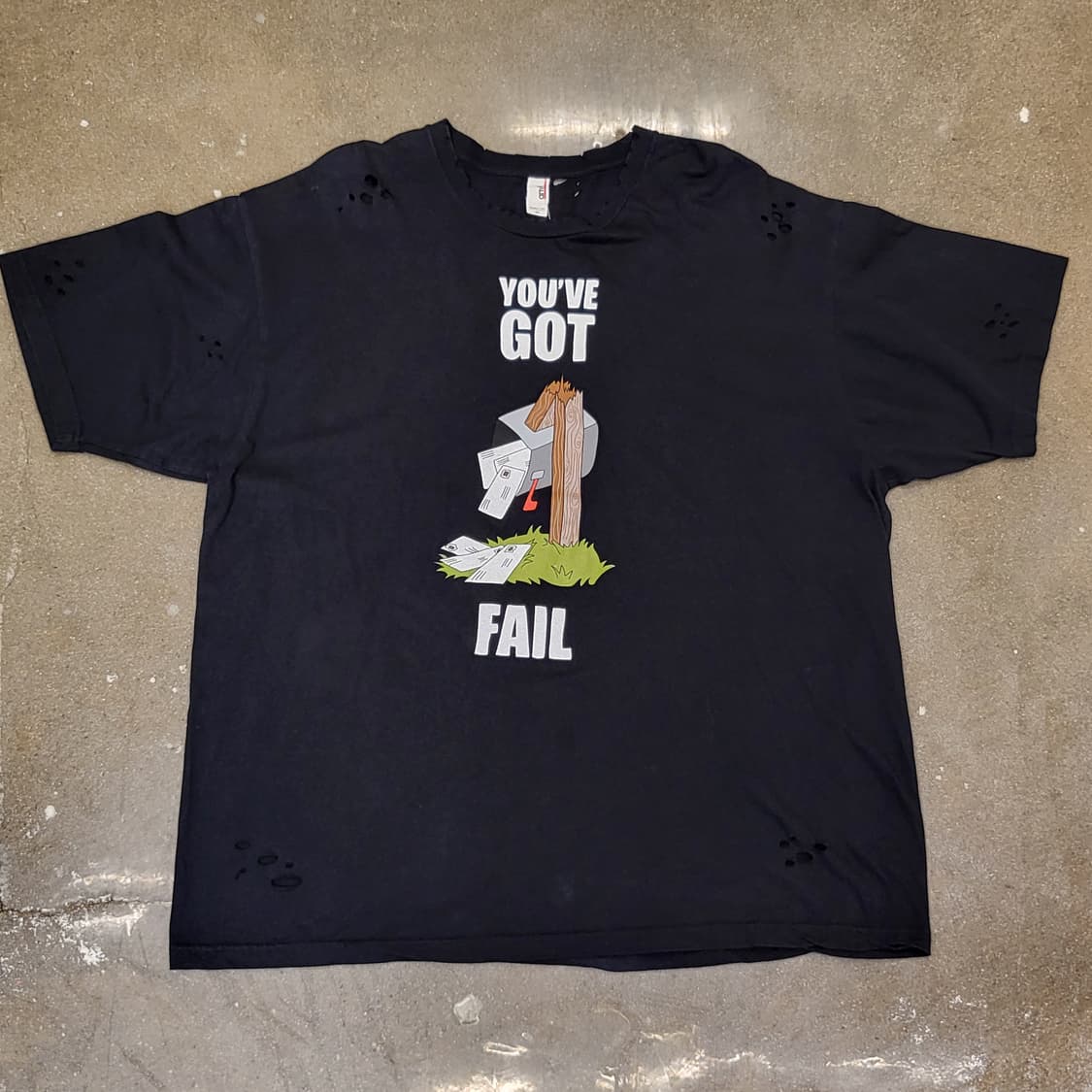 앤빌 You've Got Fail 데미지 반팔 티셔츠 상품이미지1