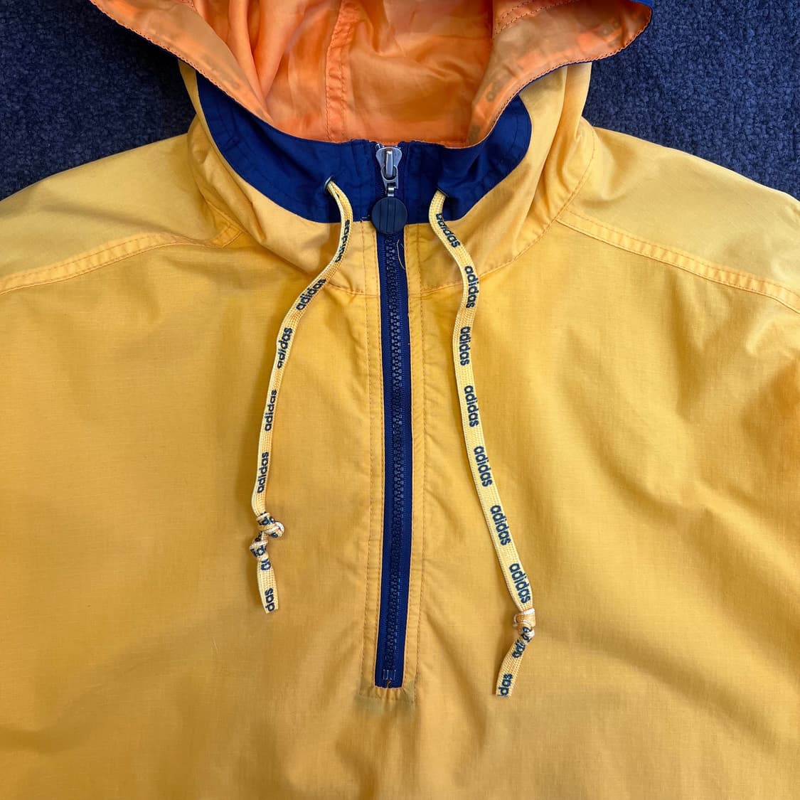 아디다스 옐로우 후드 아노락 상품이미지3