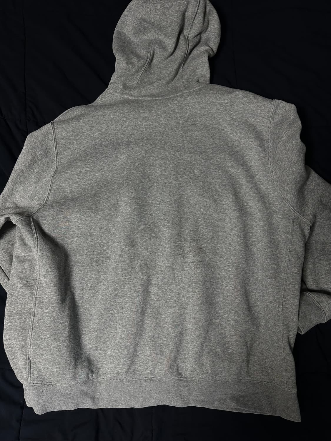 나이키 스우시 후드티 그레이 XL 상품이미지3