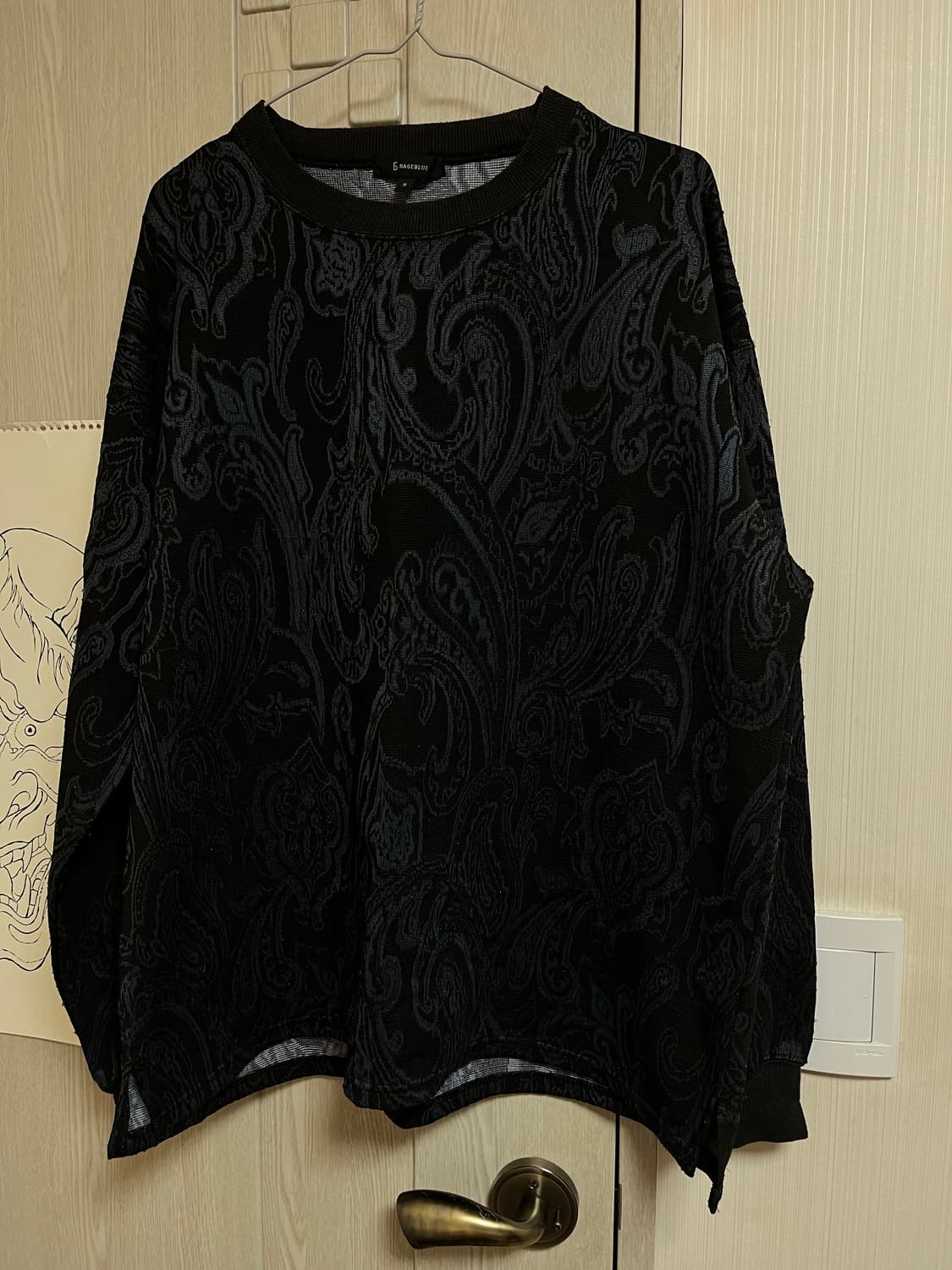 페이즐리 패턴 롱슬리브 상품이미지1