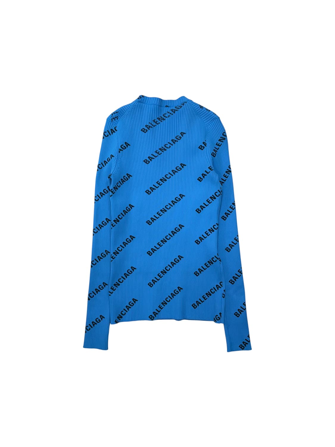 발렌시아가 로고 리브드 니트 톱 상품이미지2