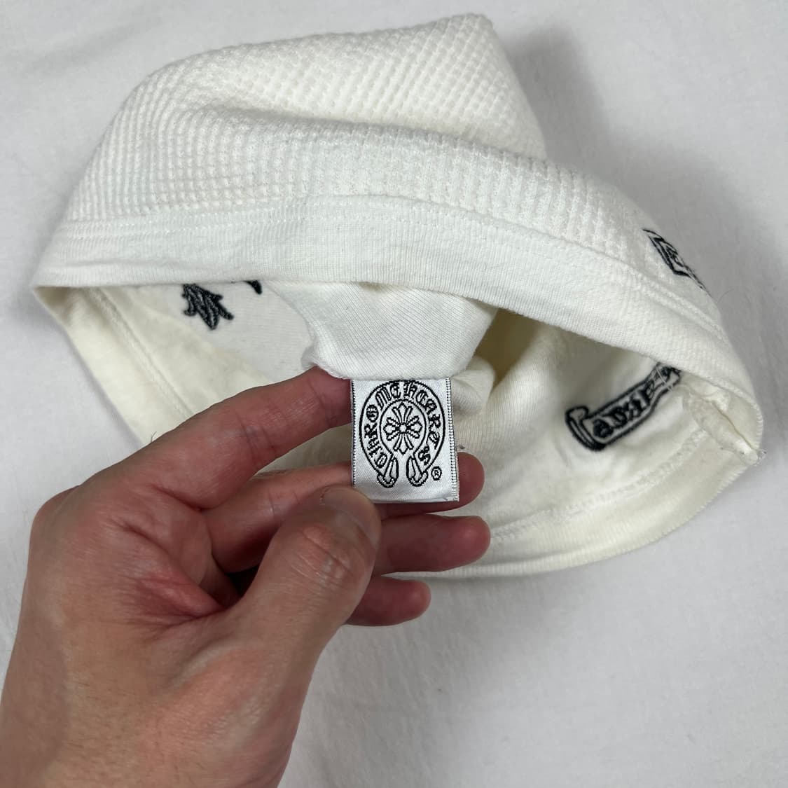 크롬하츠 chrome hearts 로고 써멀 비니 모자 상품이미지5
