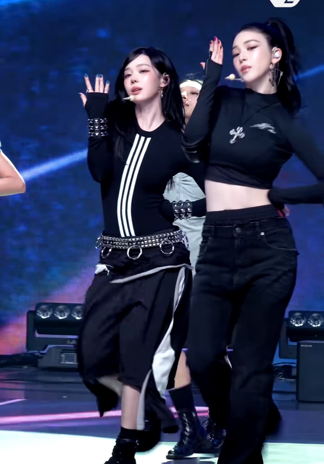 Y-3 3 스트라이프 롱 슬리브 블랙 (윈터착용 상품이미지4