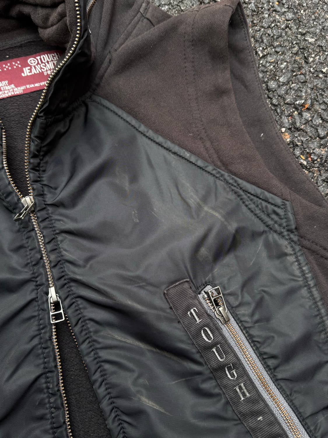 Tough Jeansmith 지퍼 디테일 후드 베스트  상품이미지7