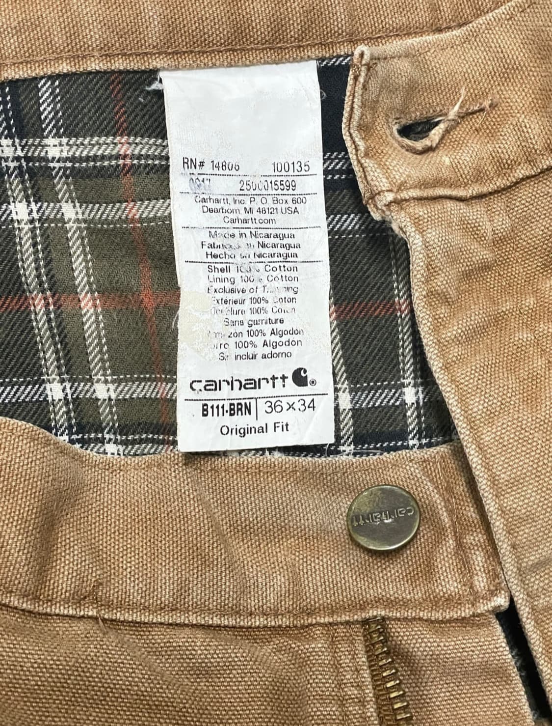 칼하트 팬츠 상품이미지5