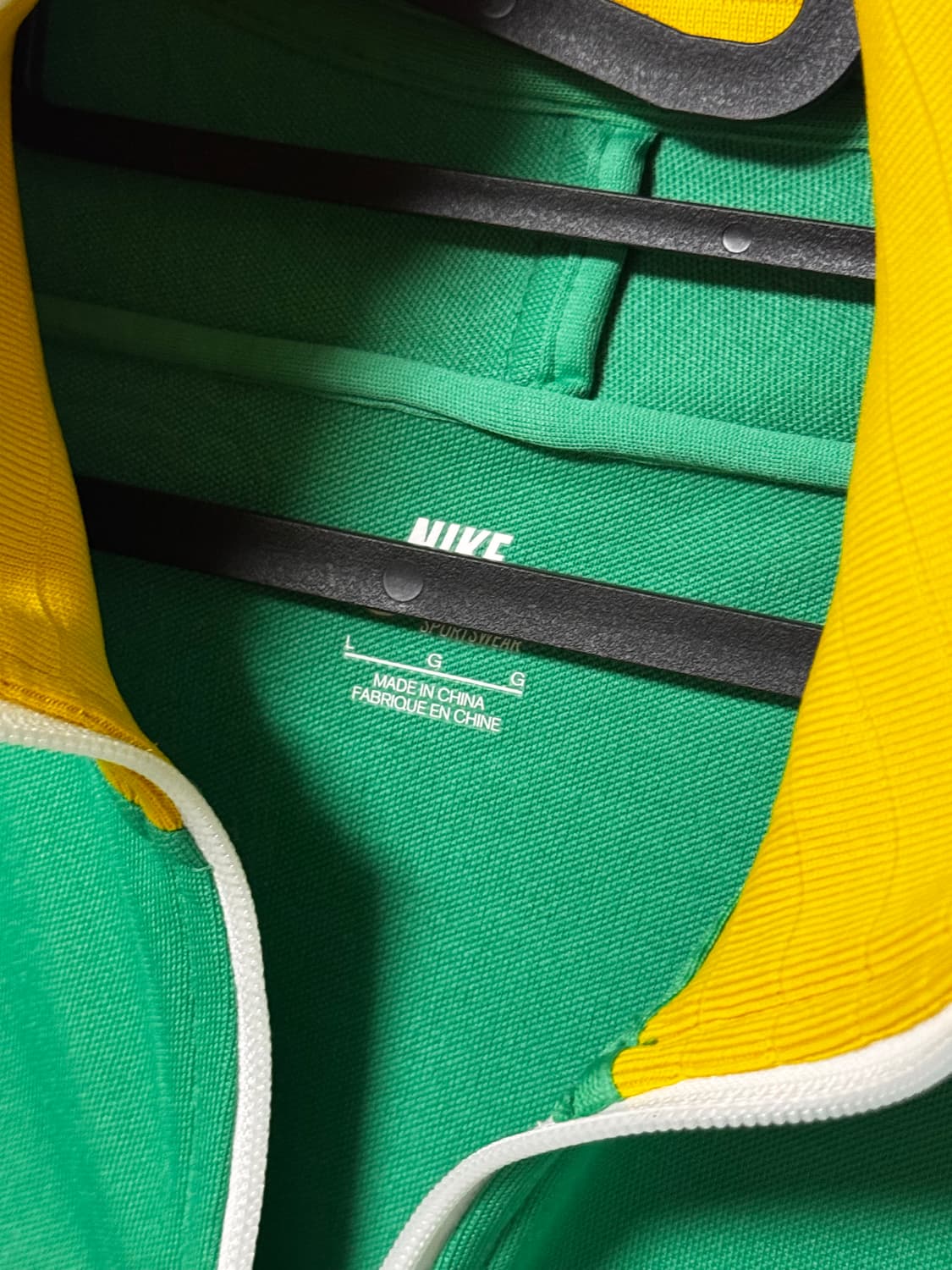 나이키 그린 옐로우 트랙탑 져지 상품이미지4