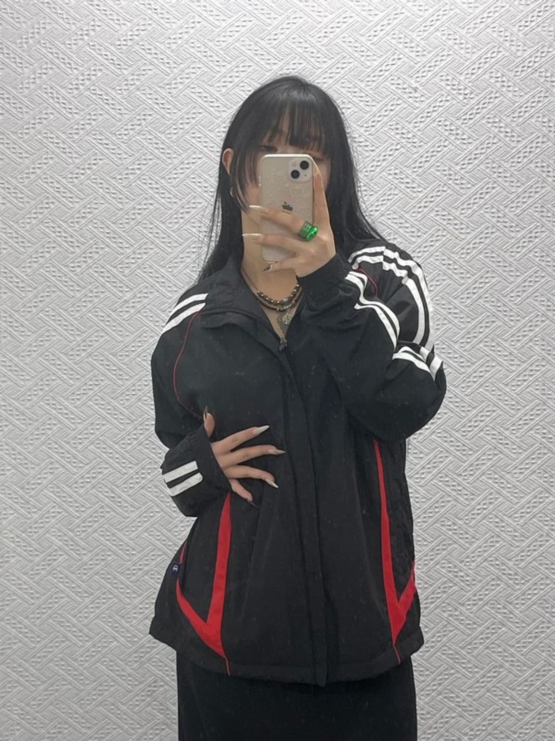 챔피온 레트로 빈티지 배색 고프코어 바람막이 자켓 XL C08451 상품이미지1