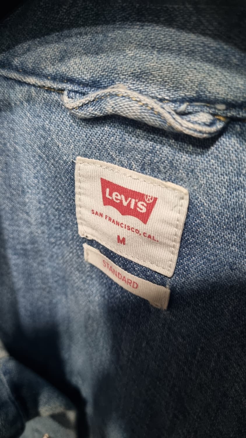 LEVI'S 웨스턴 청셔츠 표식M (국내 L, 가슴반품55) 상품이미지3