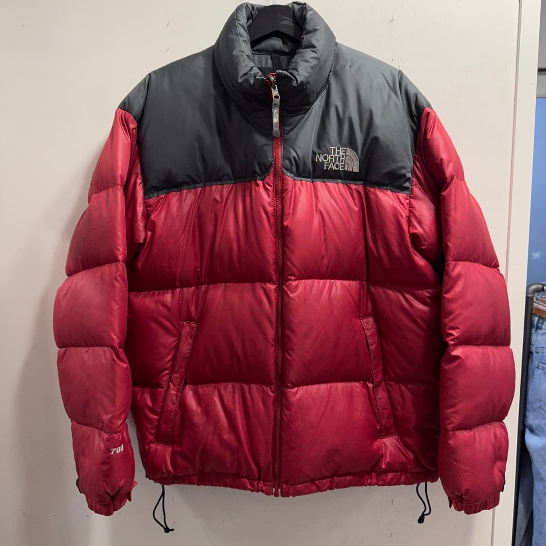 노스페이스 700 눕시 레드-그레이 상품이미지1