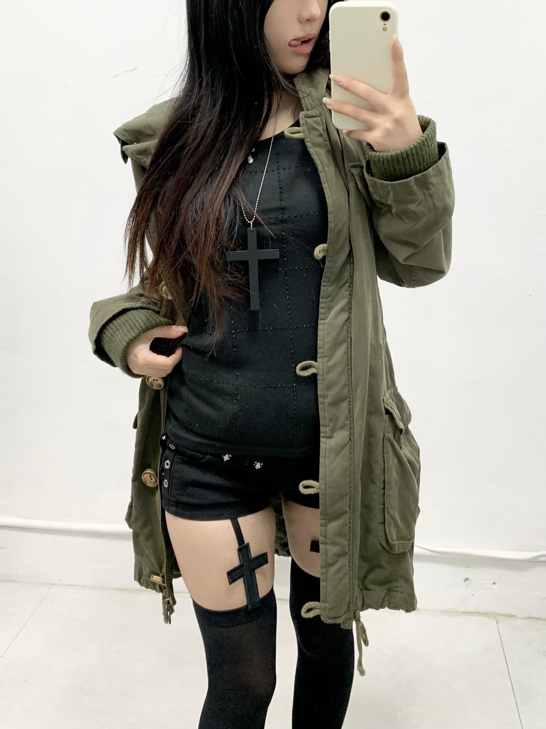 [OZOC] 오조크 y2k 야상 자켓 상품이미지3