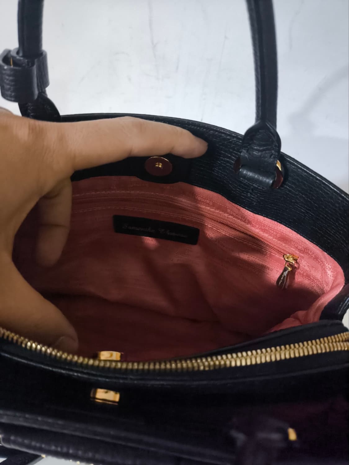 사만사타바사 레더 토트백 크로스백 상품이미지9