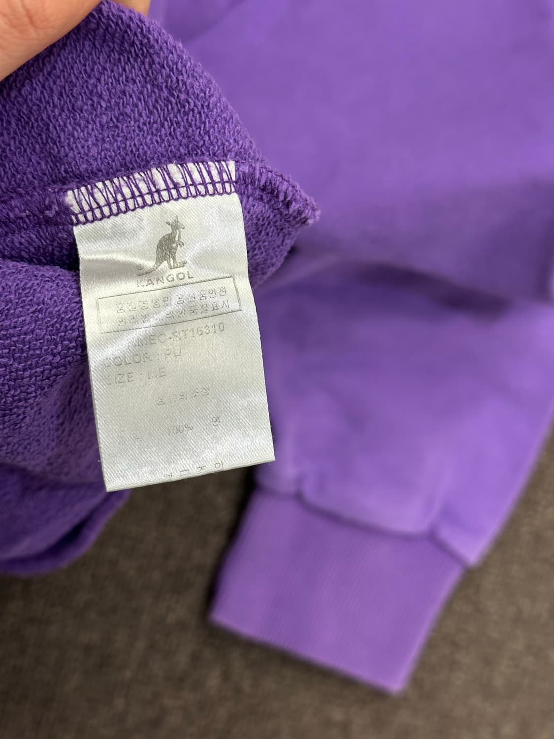 M)KANGOL 빈티지 퍼플 스웻셔츠 상품이미지5