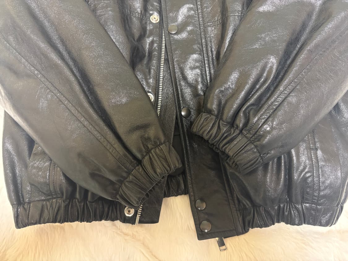 르메르 22fw 레더 블루종 자켓 블랙 / L 상품이미지9