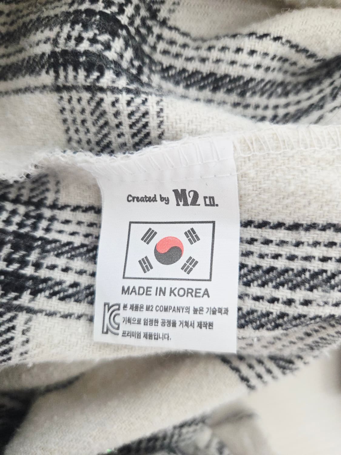 ETHOS 에토스 오버핏 타탄 체크 플란넬 셔츠 상품이미지7