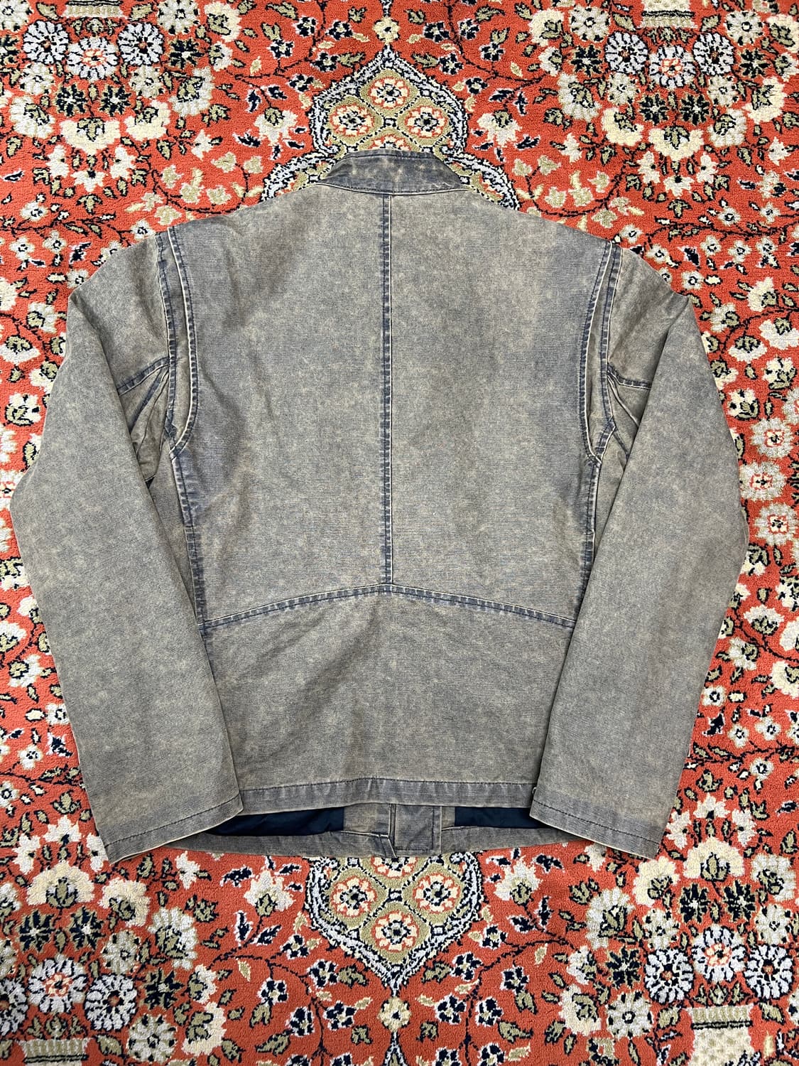 시슬리 카페레이서 브라운 데님 라이더자켓 L 상품이미지2