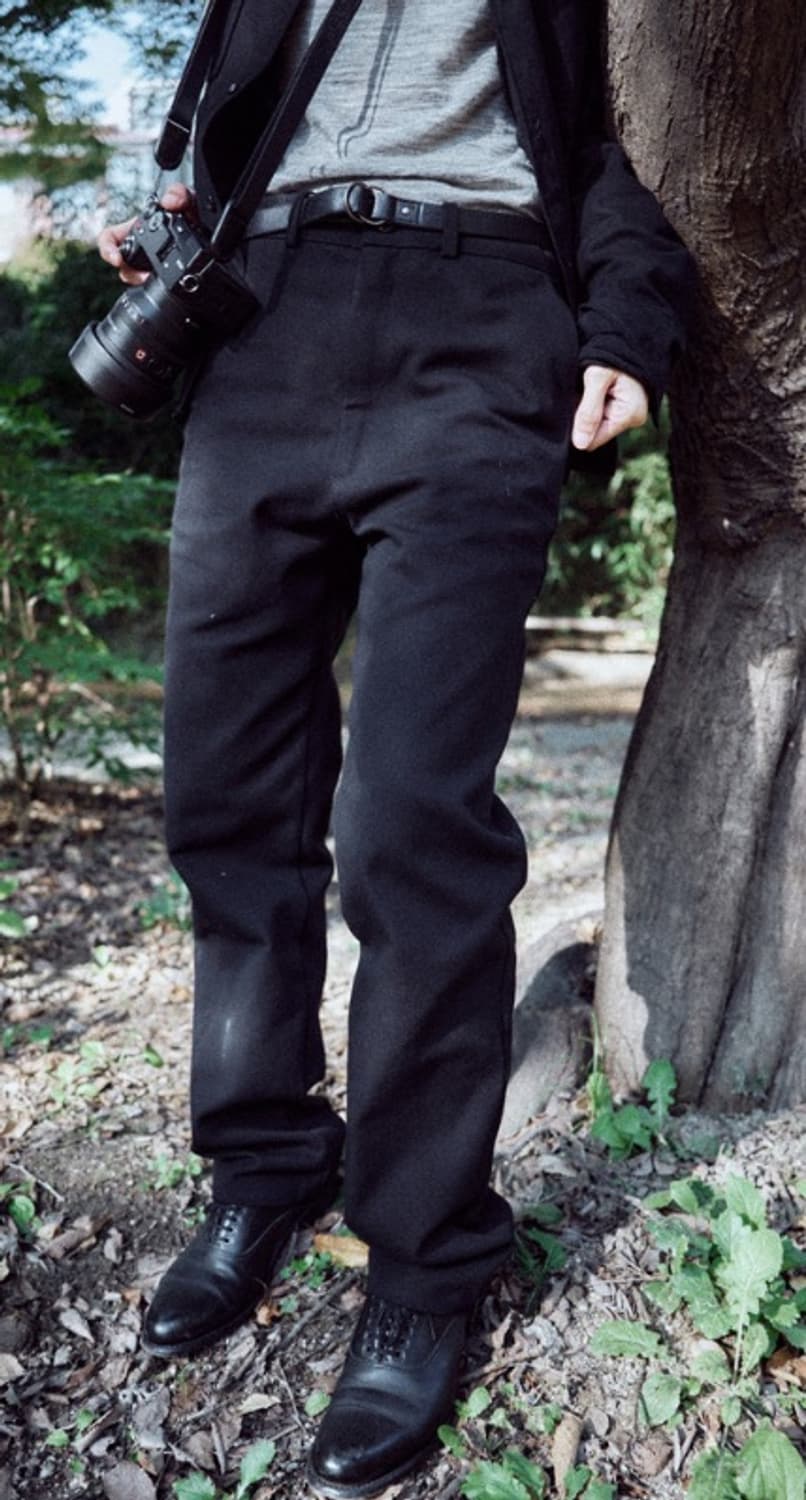 모노프리베 텍스쳐 스트레이트 팬츠 0 상품이미지1