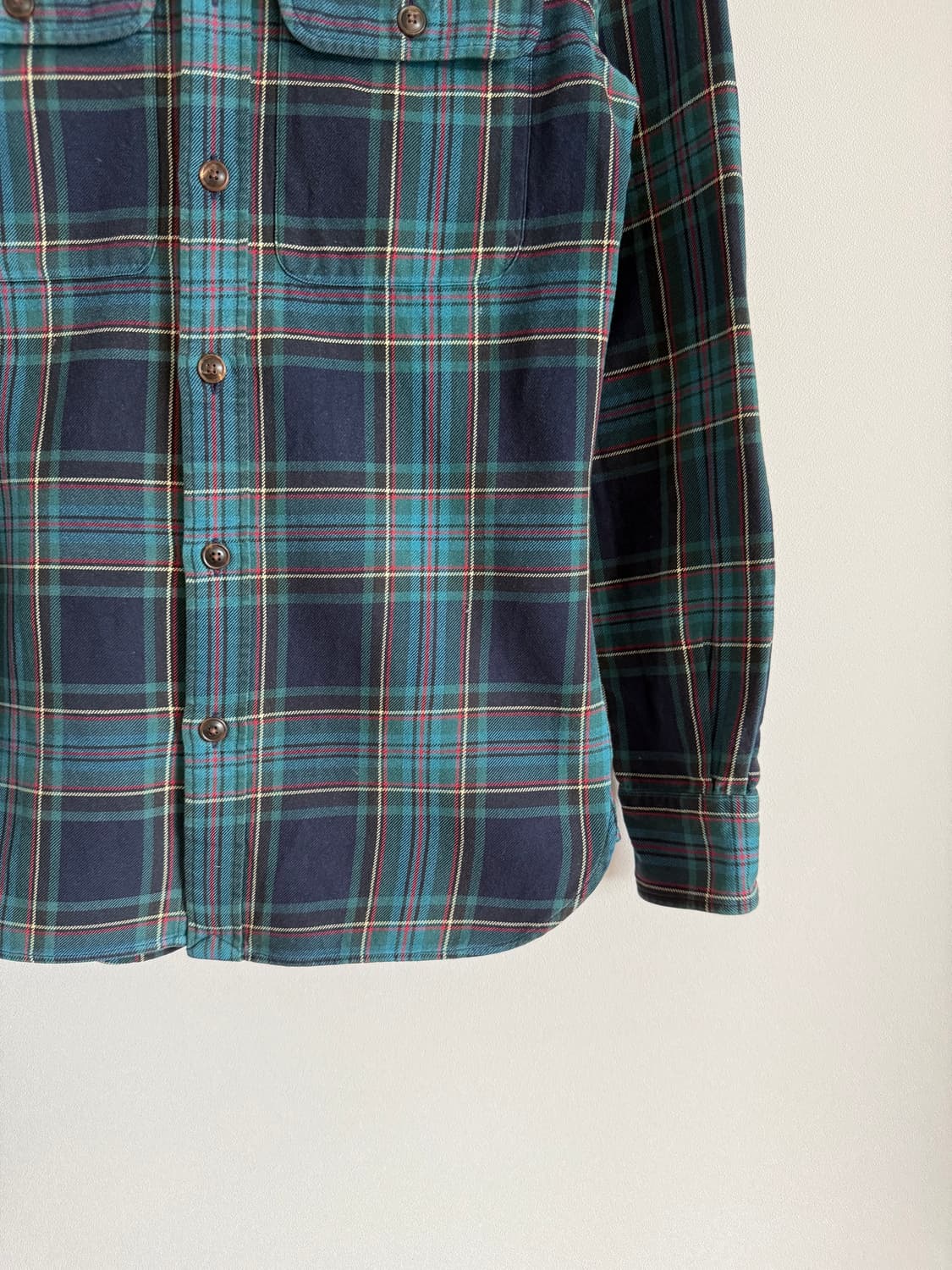 랄프로렌(RALPH LAUREN) 체크 셔츠(엘보우 레더 패치) 상품이미지3