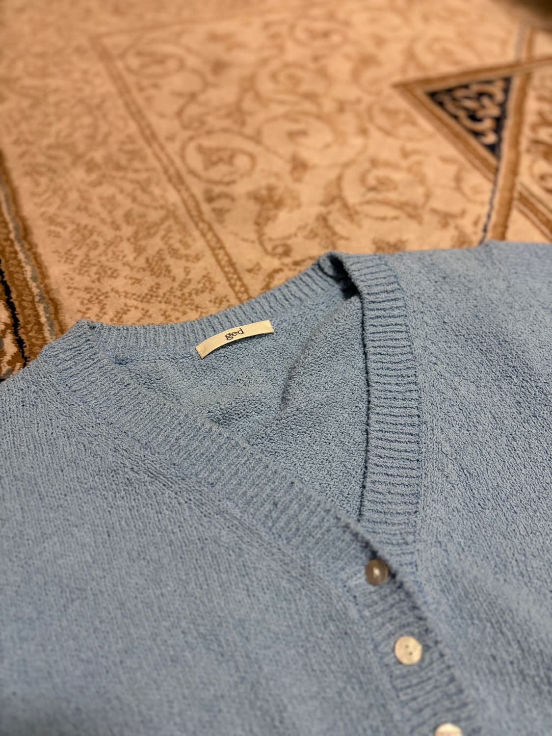 게드 ged 테일 크롭 가디건 상품이미지5