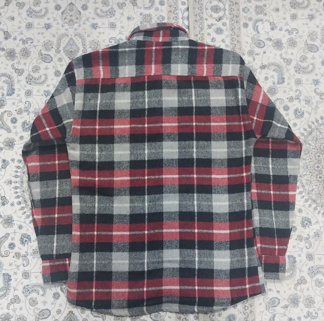 리바이스 레드/블랙 체크 플란넬 셔츠 M 상품이미지2