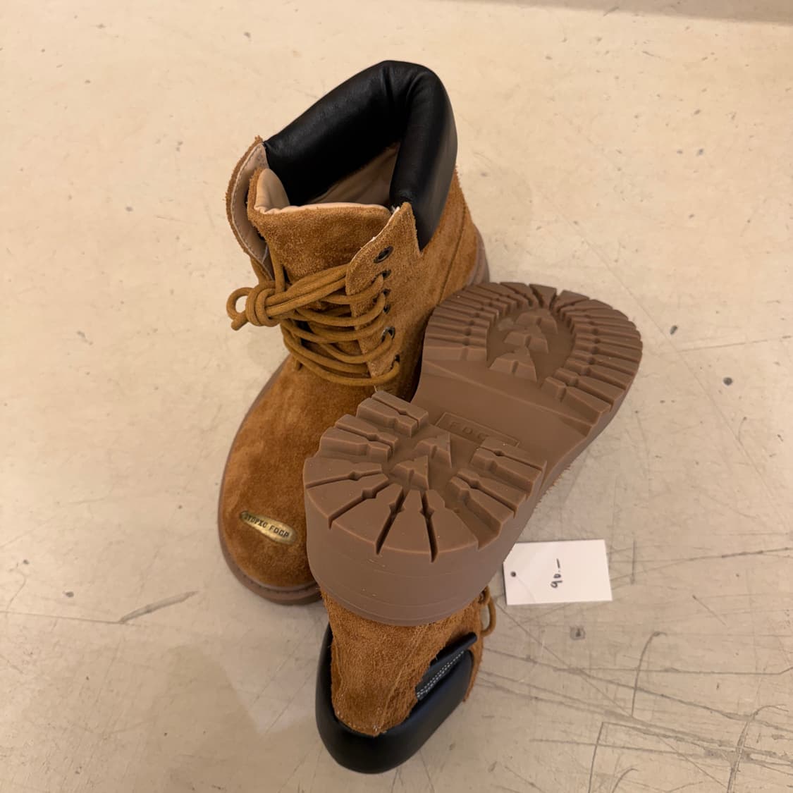 스웨이드 워커 부츠 브라운 U888 상품이미지3