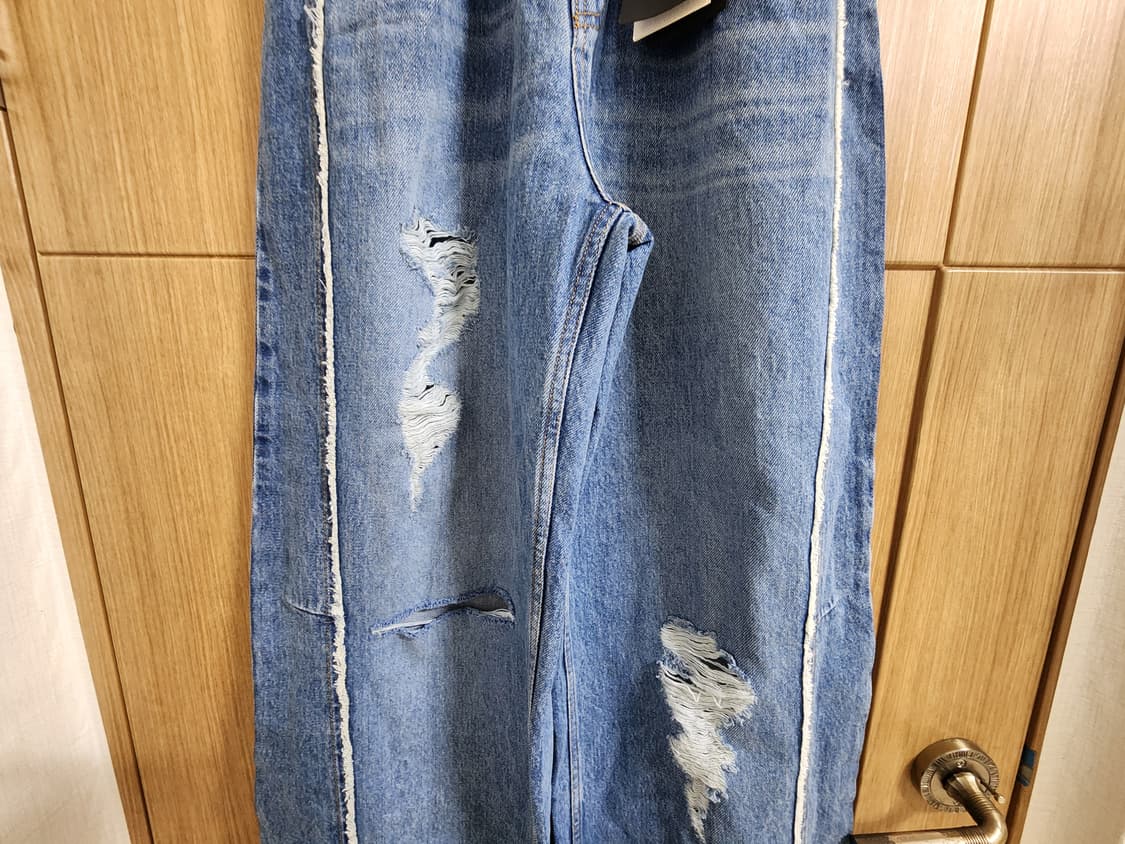 (XS)여성 YCH 와이드 데님 팬츠 청바지 상품이미지4