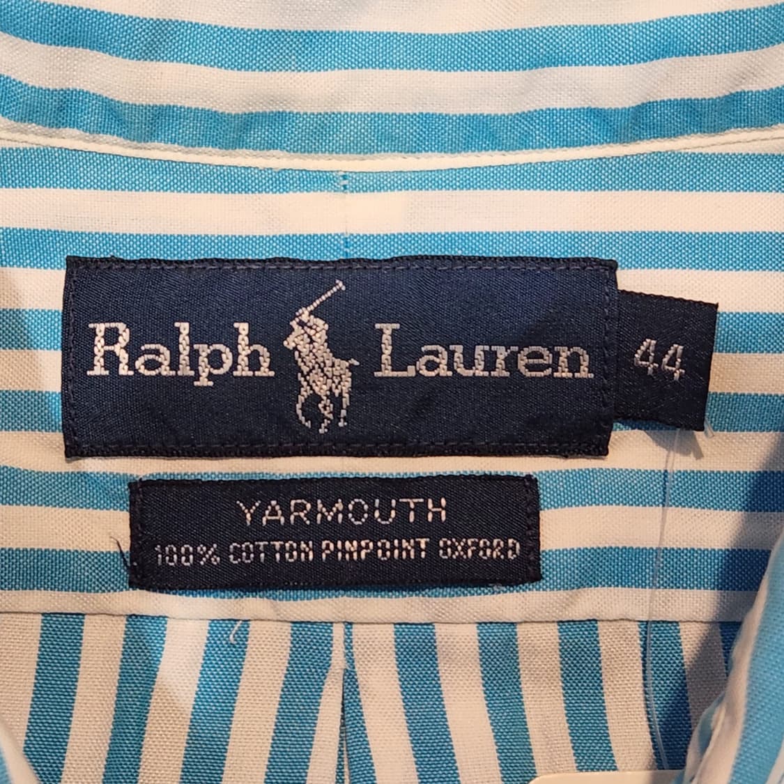 폴로 랄프로렌 스트라이프 반팔 셔츠 (44) 상품이미지2