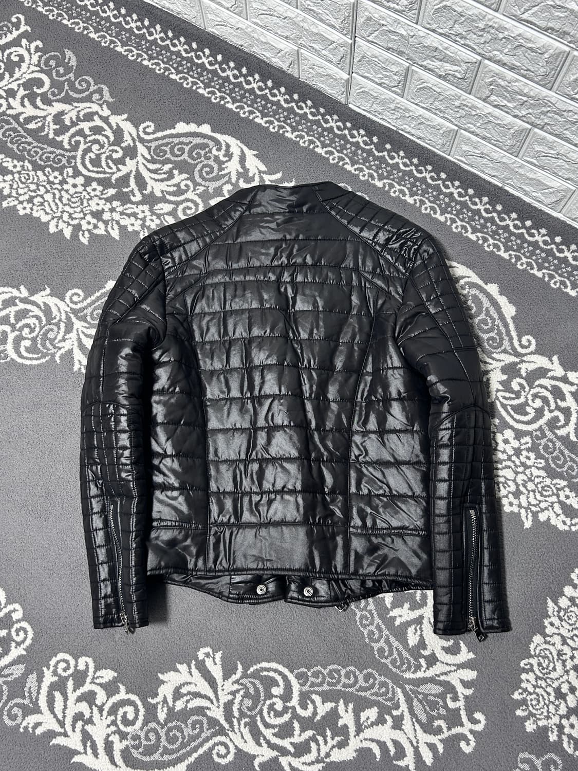 퀼티드 더블 지퍼 패딩 자켓 상품이미지7