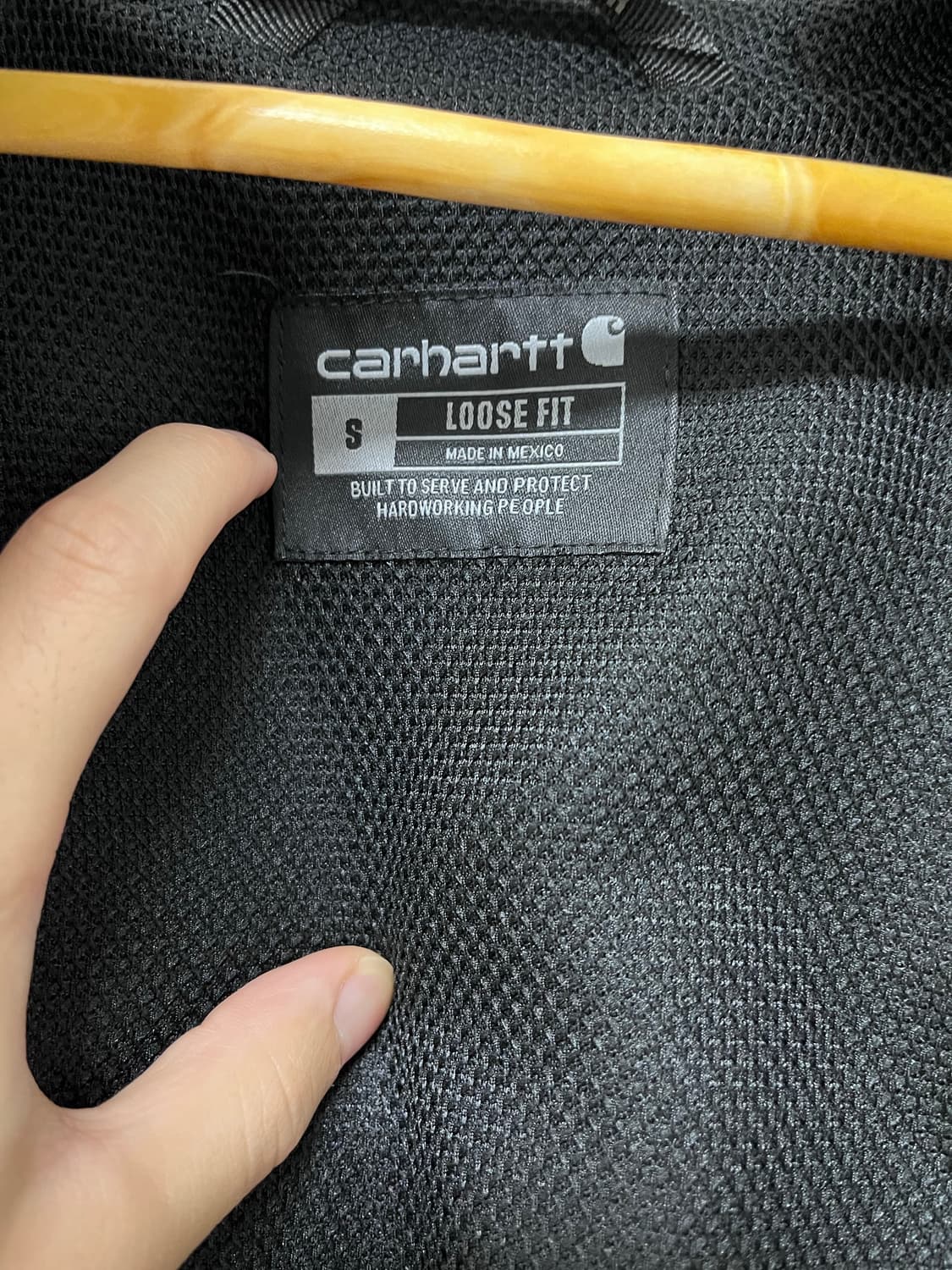 칼하트 써멀 후드 집업 네이비 상품이미지5