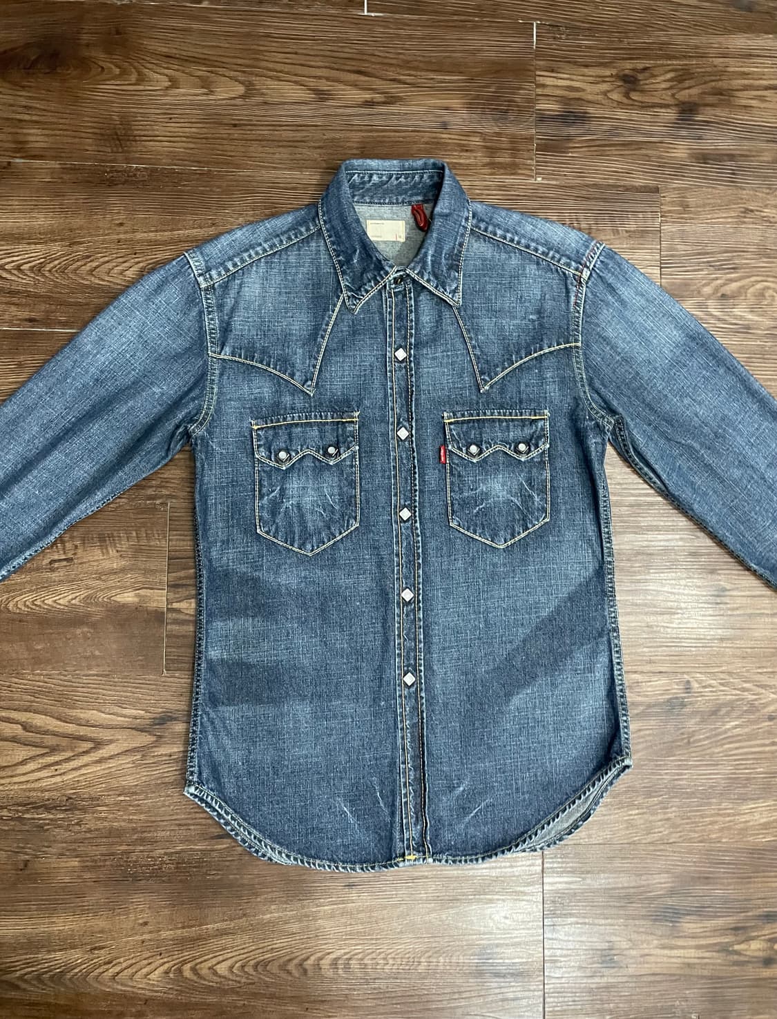 00s 리바이스 redloop 웨스턴 데님 셔츠 상품이미지3