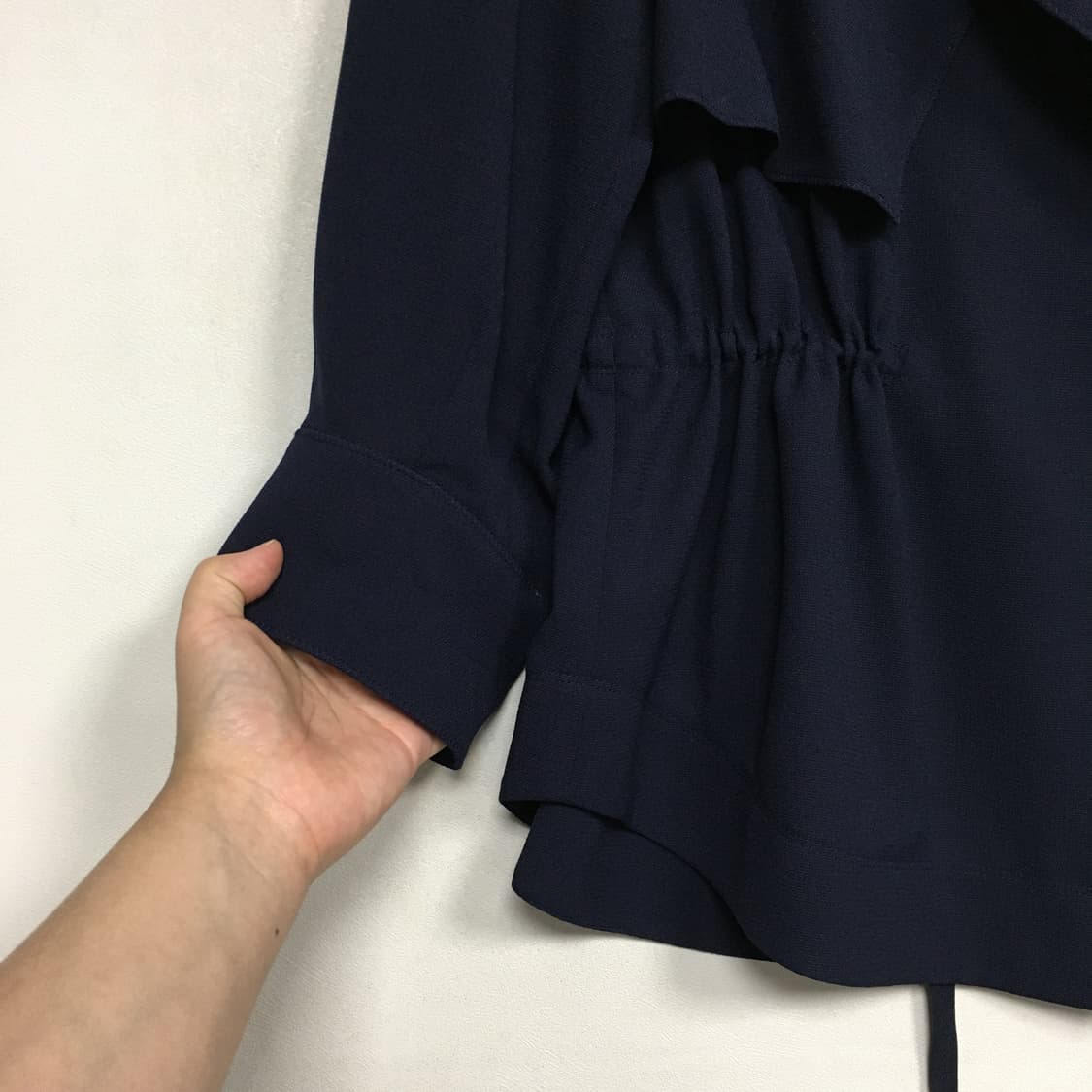 오브제 셔링 카라 자켓 상품이미지2