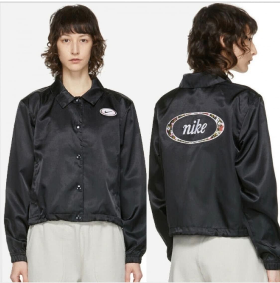 나이키 우먼 새틴 자켓 상품이미지1