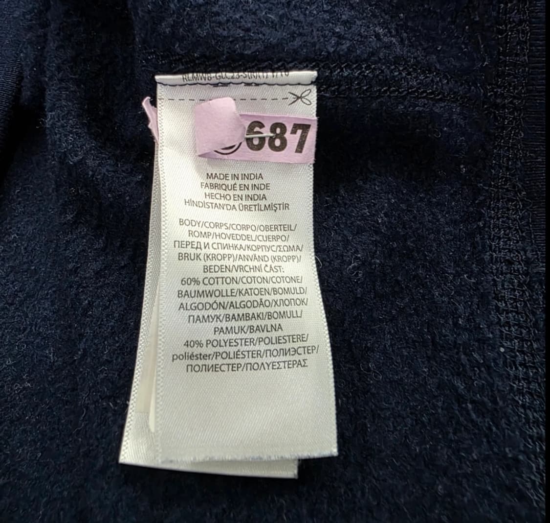 폴로 랄프로렌 네이비 맨투맨 100 상품이미지7