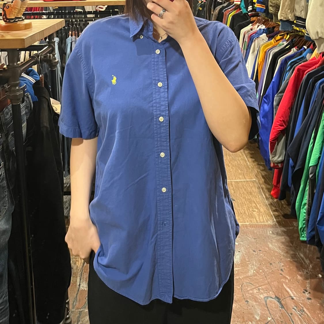 [HI] 폴로 반팔 셔츠 블루 상품이미지1