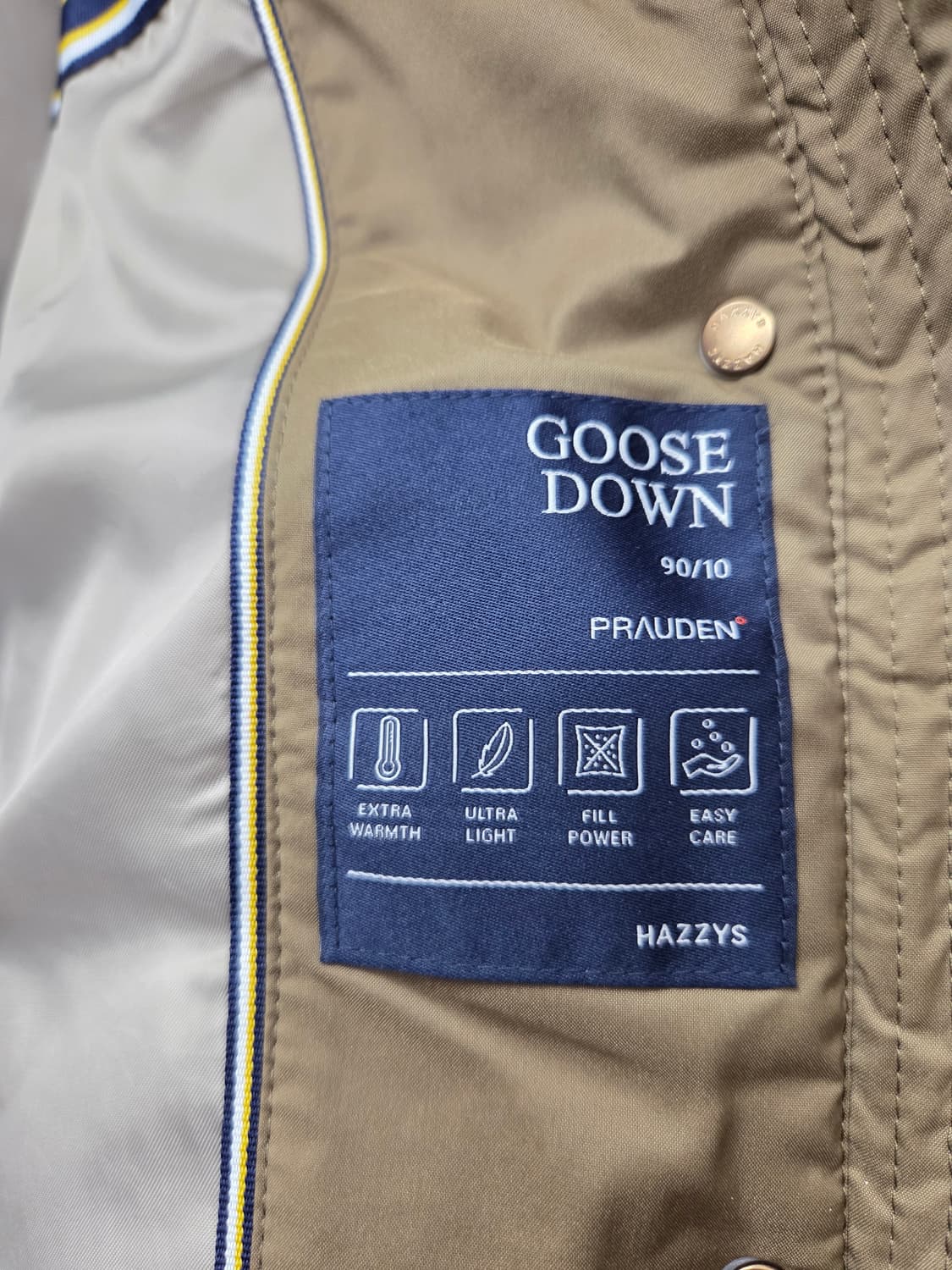 헤지스 구스다운 패딩 상품이미지7