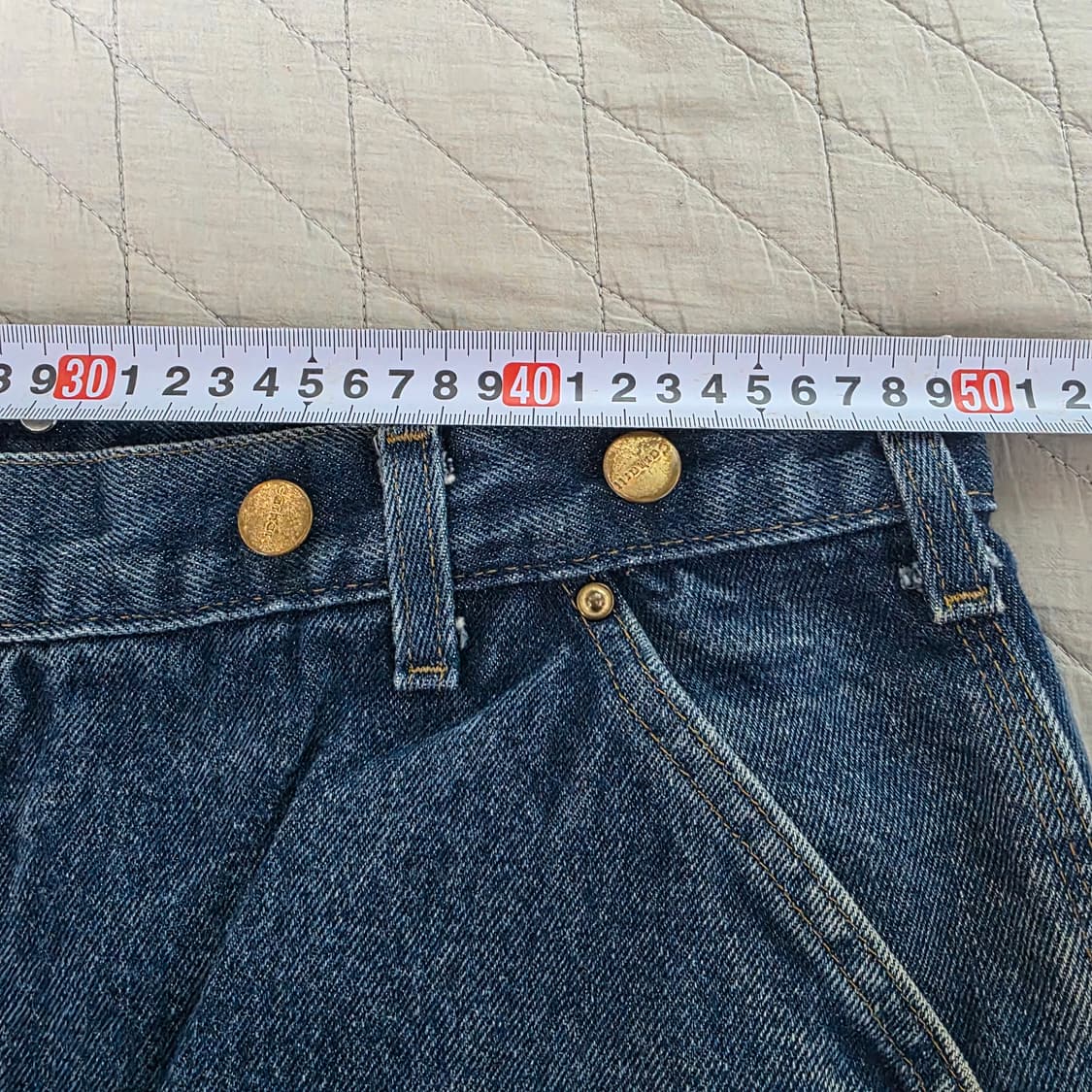 [40X30] 00s 빈티지 칼하트 더블니 B07 DNM 데님 B-6 상품이미지8