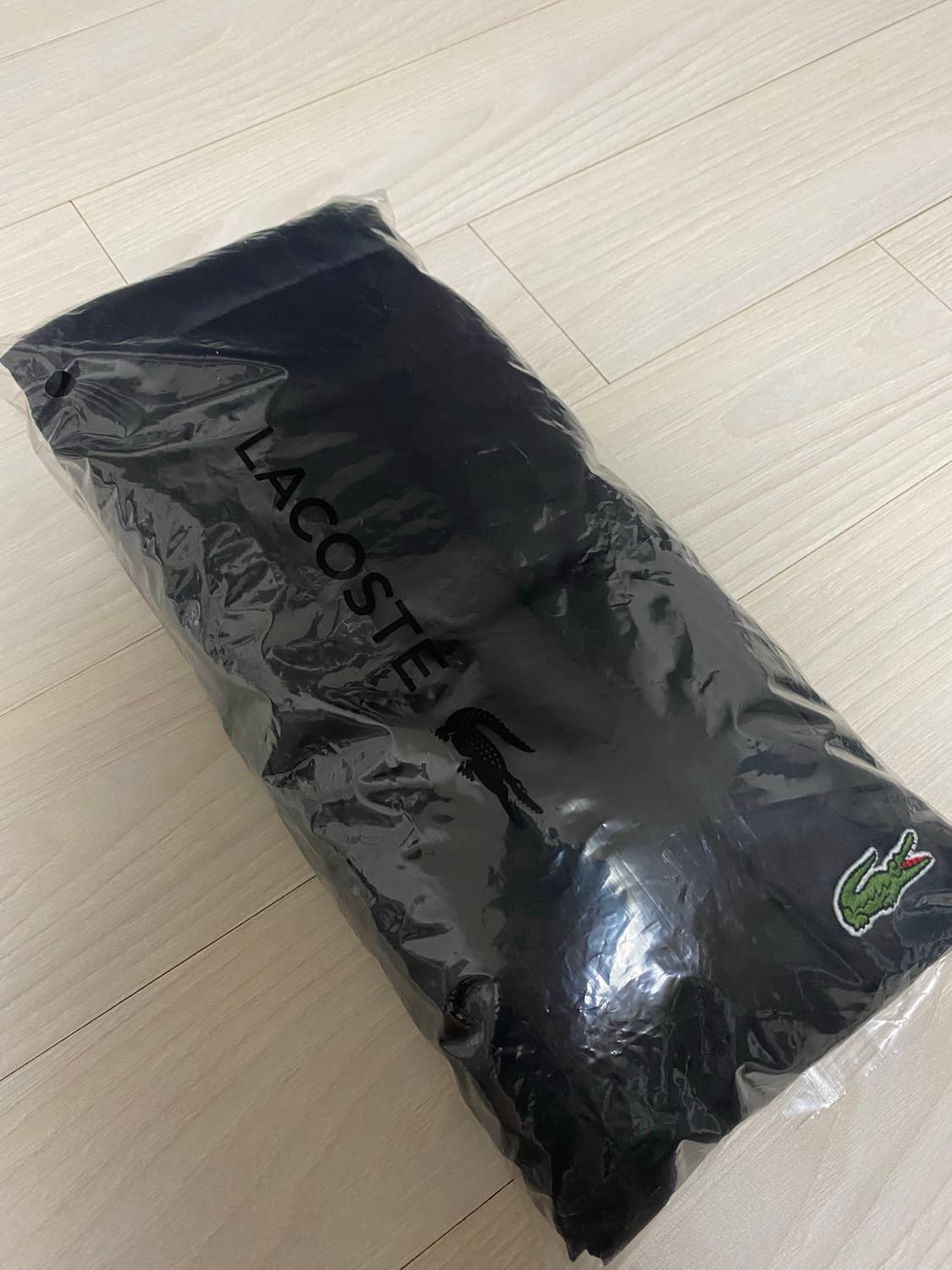 미개봉)라코스테 남녀공용 오리 패딩 목도리 머플러-블랙 상품이미지2