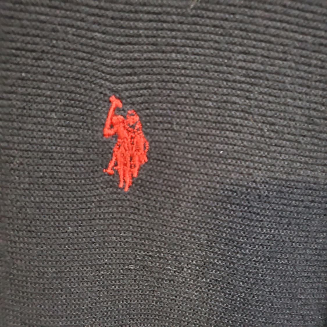 U.S.폴로 검정 반팔 니트 폴로티  상품이미지3