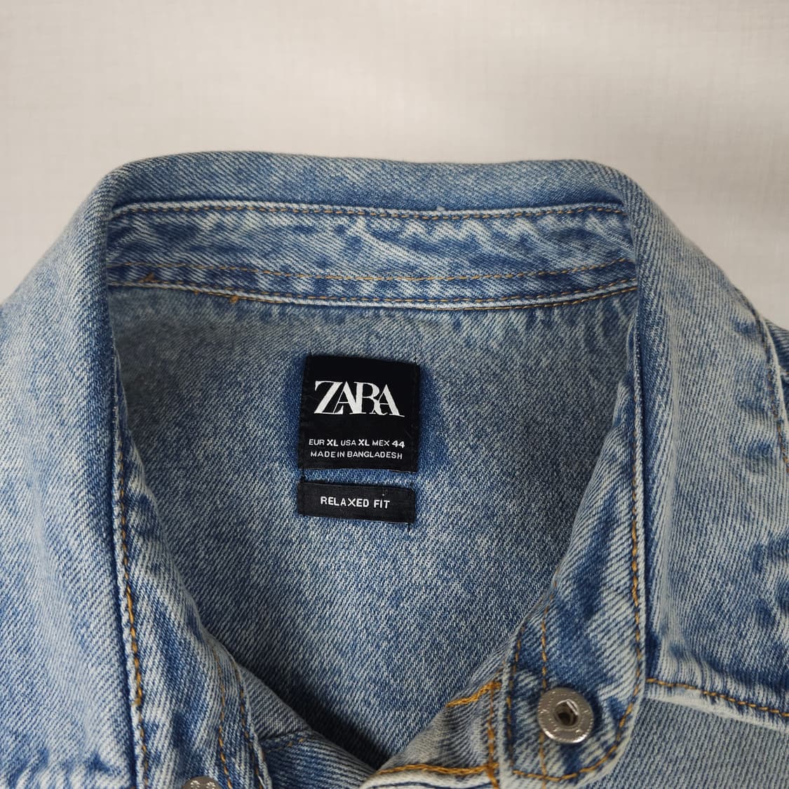 자라 청긴팔남방 남자105사이즈  상품이미지3